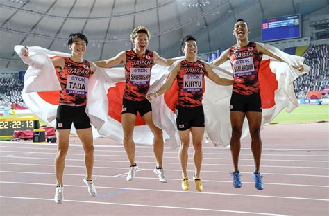 Japanese Men Set Asian Record In 4x100 Relay The Japan Times