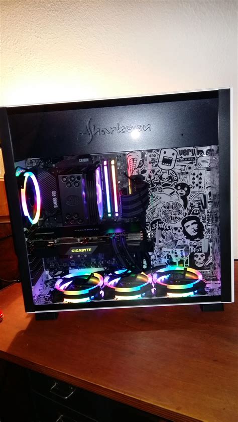 Sticker Bomb Pc First Build And Super Happy Pcmasterrace