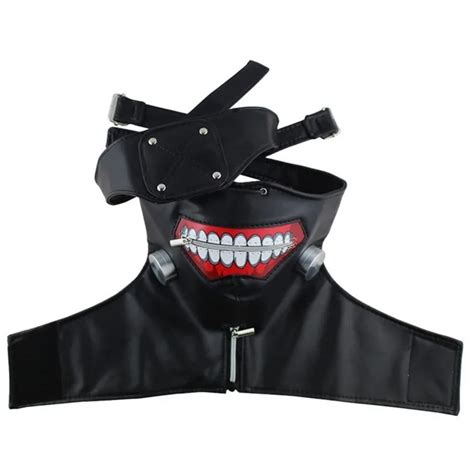 Masks Japanese Tokyo Ghoul Kaneki Ken Masks Adjustable Zipper Faux