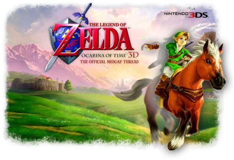 The Legend Of Zelda Ocarina Of Time Logo Png Hyrule Field Oot 3d