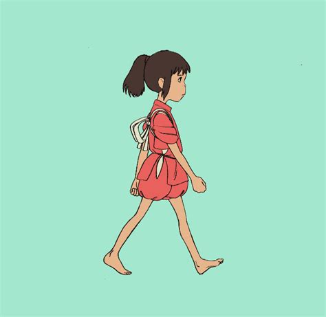 We Love Studio Ghibli Walking Animation Animation Sketches Animation Walk Cycle