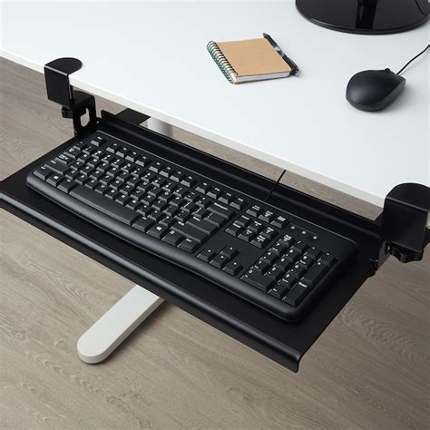 Barberget Pull Out Keyboard Shelf Black 61 Cm Ikea