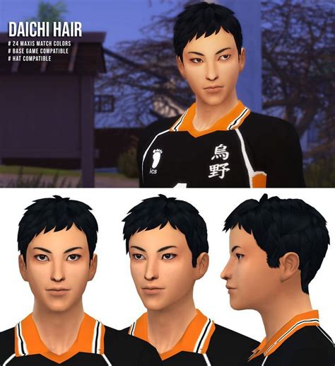 Daichi Hair Megukiru Sims Hair Sims 4 Sims 4 Anime