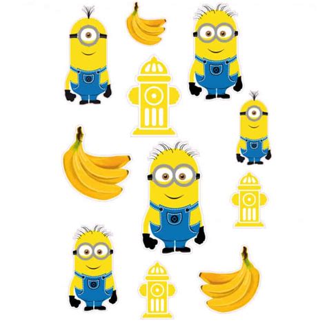 Stickers Planche Minions Banana Da0064