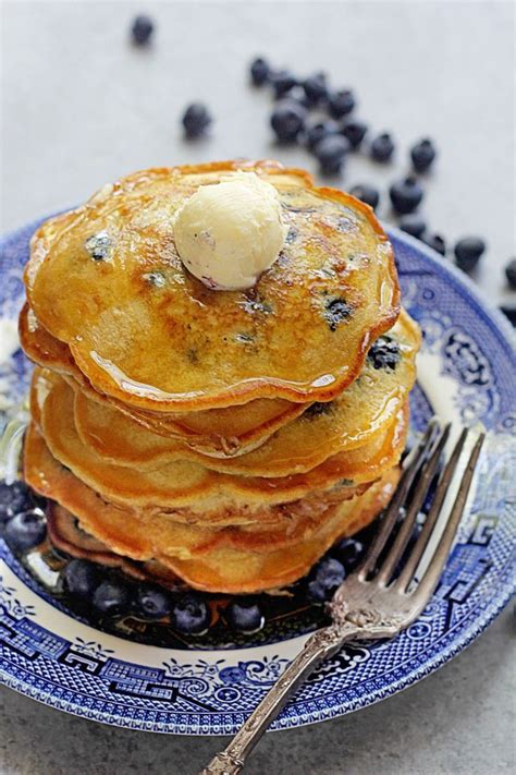 Easy Blueberry Pancake Recipe Blueberry Pancakes Easy