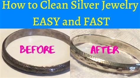 How To Clean Silver Jewelry Fast And Easy Youtube