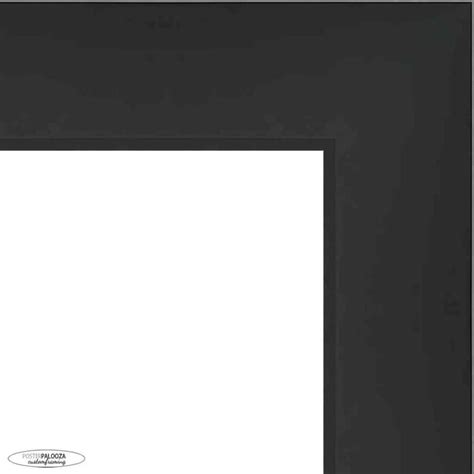85x11 Traditional Black Complete Wood Picture Or Document Frame With