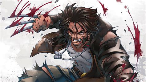 4k Free Download X Men Wolverine Blood Logan James Howlett Marvel