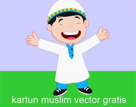 Kartun Muslim Lucu Vector Cdr Guru Corel