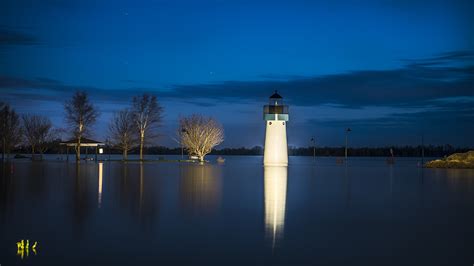 Wallpaper Nature Landscape Long Exposure Night Trees Lighthouse