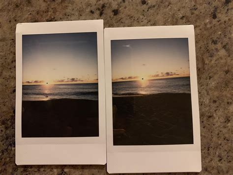 My Polaroid Didnt Process The Sun During The Sunset Rmildlyinteresting
