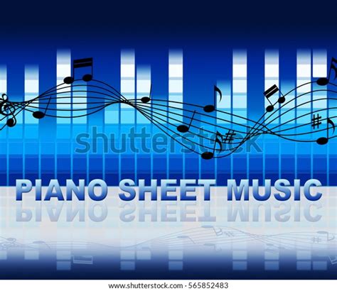 Piano Sheet Music Notes Equalizer Shows Shutterstock