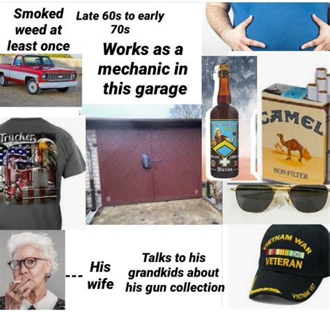 The Vietnam Veteran Grandpa Starter Pack Rstarterpacks