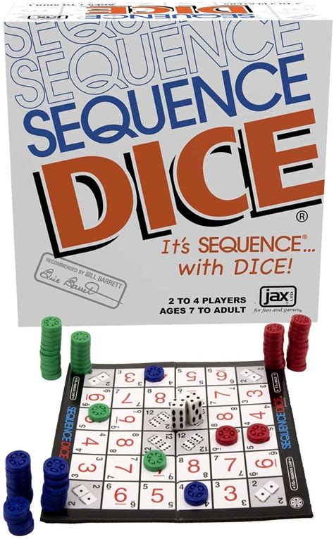 Sequence Dice Board Game At Mighty Ape Nz