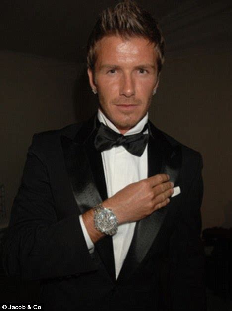 David Beckham Flashes His 11000 Watch Daily Mail Online