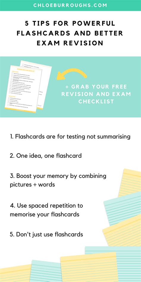 5 Tips For Powerful Flashcards And Better Exam Revision