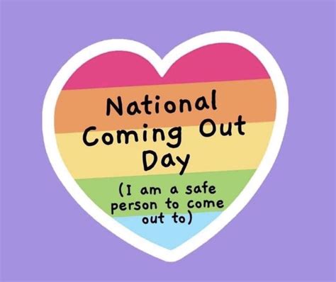 Coming Out On National Coming Out Day