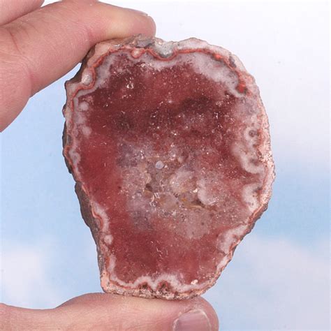Pink Amethyst A Natural Geode With Polished Front 26 X 2