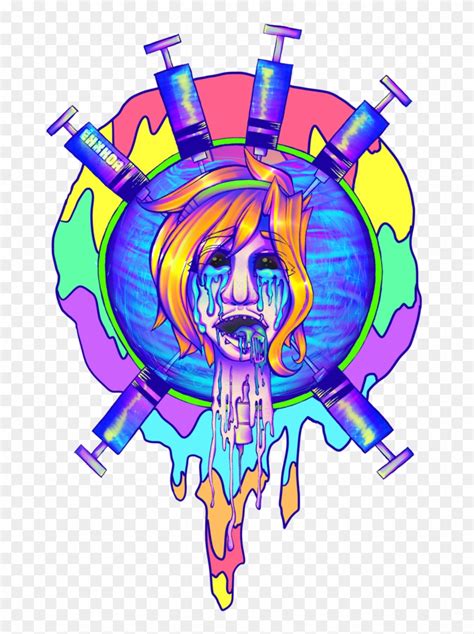 Clip Art Transparent Stock Acid Drawing Psychedelic Aesthetic Trippy