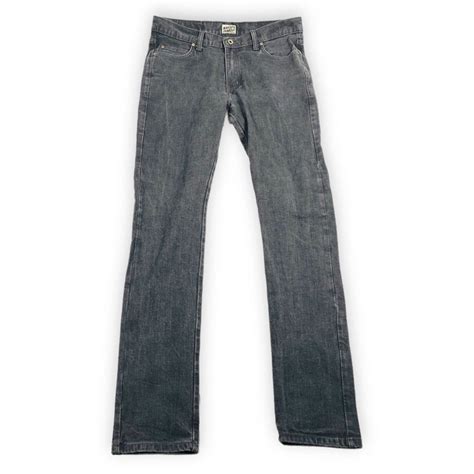 Naked Famous Naked Famous Denim Stacked Guy Straight Jeans Gray