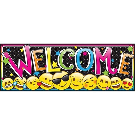 Emoji Magnetic Welcome Banner Classroomdecorations