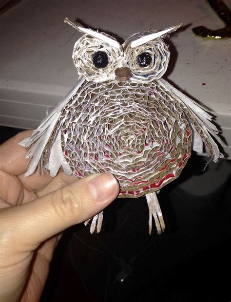 I Made An Owl Following The Tutorial On Pinterest © Yvonne Rich