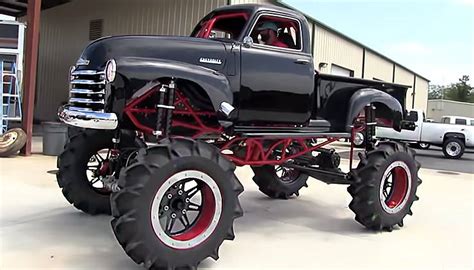 Classic 1950 Chevy Pickup Transformed Into A 1300 Hp Off Road Mud
