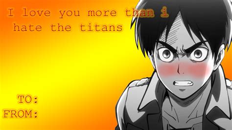 I Dont Think Thats Physically Possible Eren Cheesy Valentine Cards