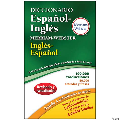 Merriam Websters Diccionario Español Inglés