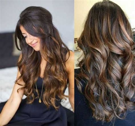 Brown Hairstyles With Hair Highlights Hair Highlights