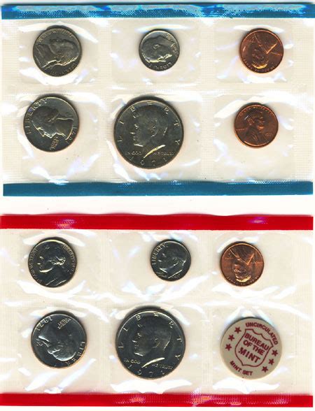 1971 Mint Set Us Mint Uncirculated Coin Sets