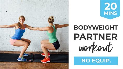 Bodyweight Partner Workout Exercises To Do With A Friend Youtube