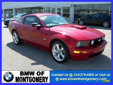 2008 Dark Candy Apple Red Ford Mustang Gt Premium Coupe 27544480