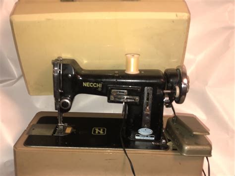 Vintage Necchi Bu Supernova Sewing Machine Wpedal Cord Manual