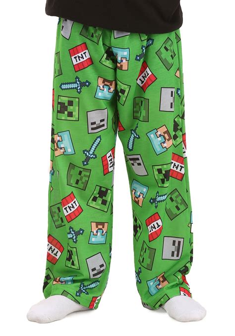 Big Babes Minecraft Pajama Pants Size Walmart Com