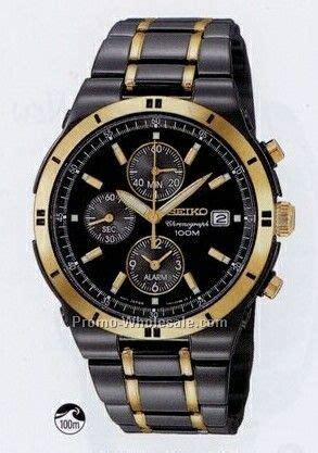 In men's watches, women's watches. A Seiko black and gold watch is the perfect gift for any ...