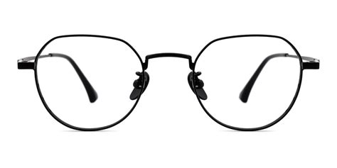 pirjo round eyeglasses in black sllac