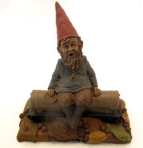 Tom Clark Tim Wolfe Tank Gnome Figure Signed By Clark Signature Day