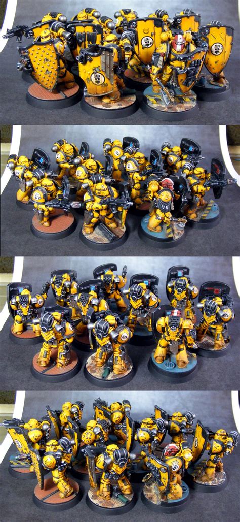 Horus Heresy Imperial Fists Space Marines Finished Breacher Squad
