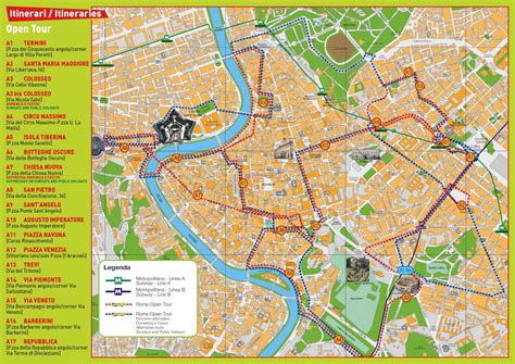 Cartina Per Visitare Roma Tomveelers
