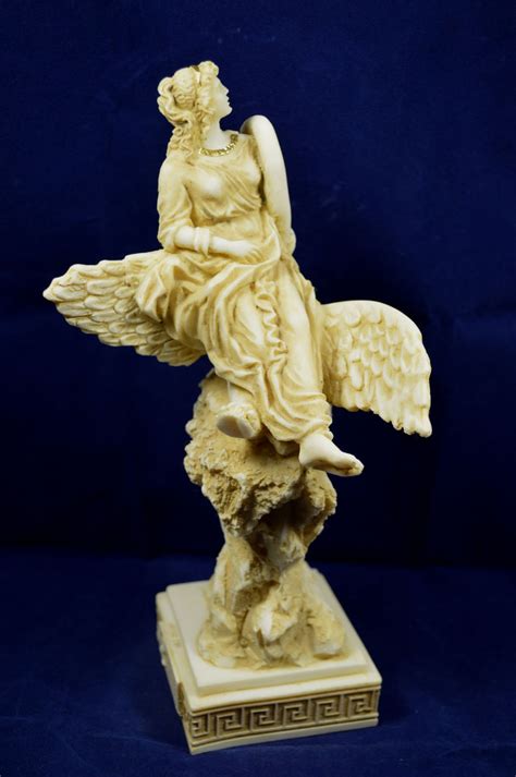 Aphrodite On Swan Venus Sculpture Goddess Of Love Aged Statue Etsy