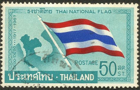 Pin on stamps-thai
