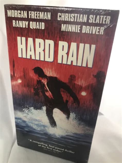 Hard Rain Starring Morgan Freeman Minnie Driver Randy Quaid Vhs Movie For Vcr 1641 Picclick
