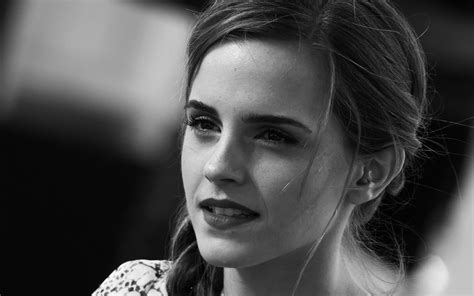 Monochrome Emma Watson Photography Hd Wallpaper Rare Gallery