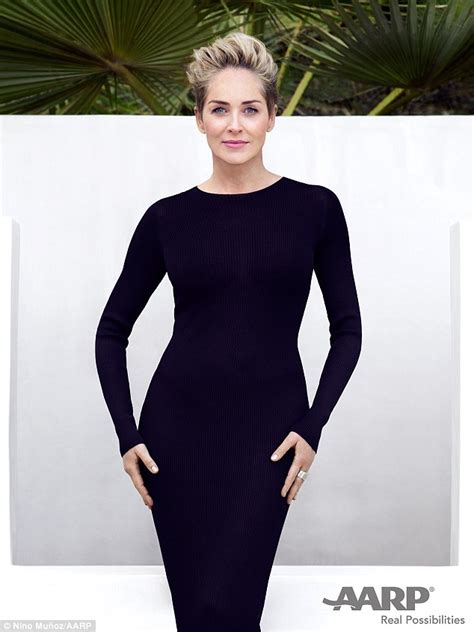 Sharon Stone Looks Half Her Age In Skintight Dress As She
