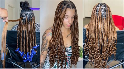large knotless box braids with curly ends coi leray braids inspired the best porn website