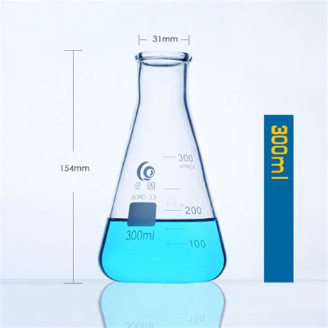 2020 Lab Glass Triangle Flask Chemistry Laboratory Conical Flask