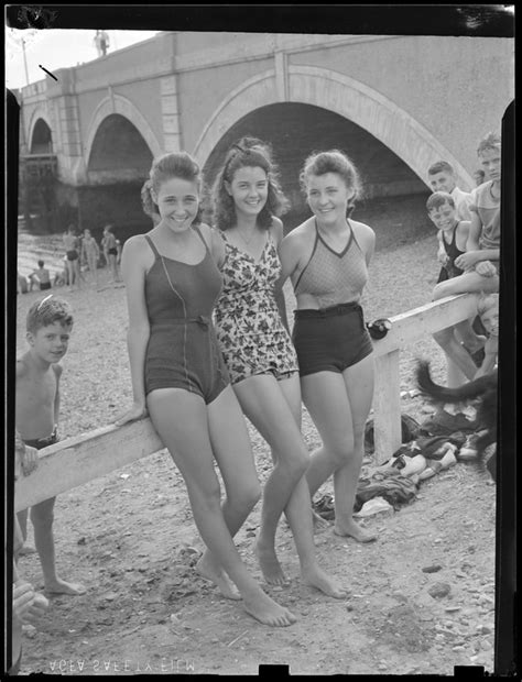 three girls at the beach digital commonwealth