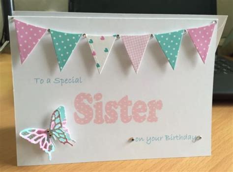 Whether she is your older sister, younger sister, or twin sister, let her. Handmade Personalised Birthday Card Cards Gift Mum Sister ...