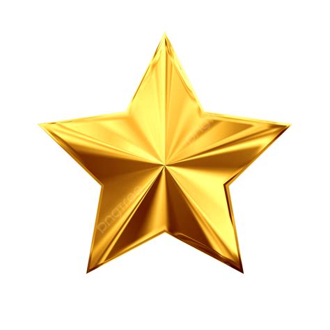 Rendering Bintang Emas 3d Bintang Emas 3d Png Transparan Clipart Dan File Psd Untuk Unduh Gratis